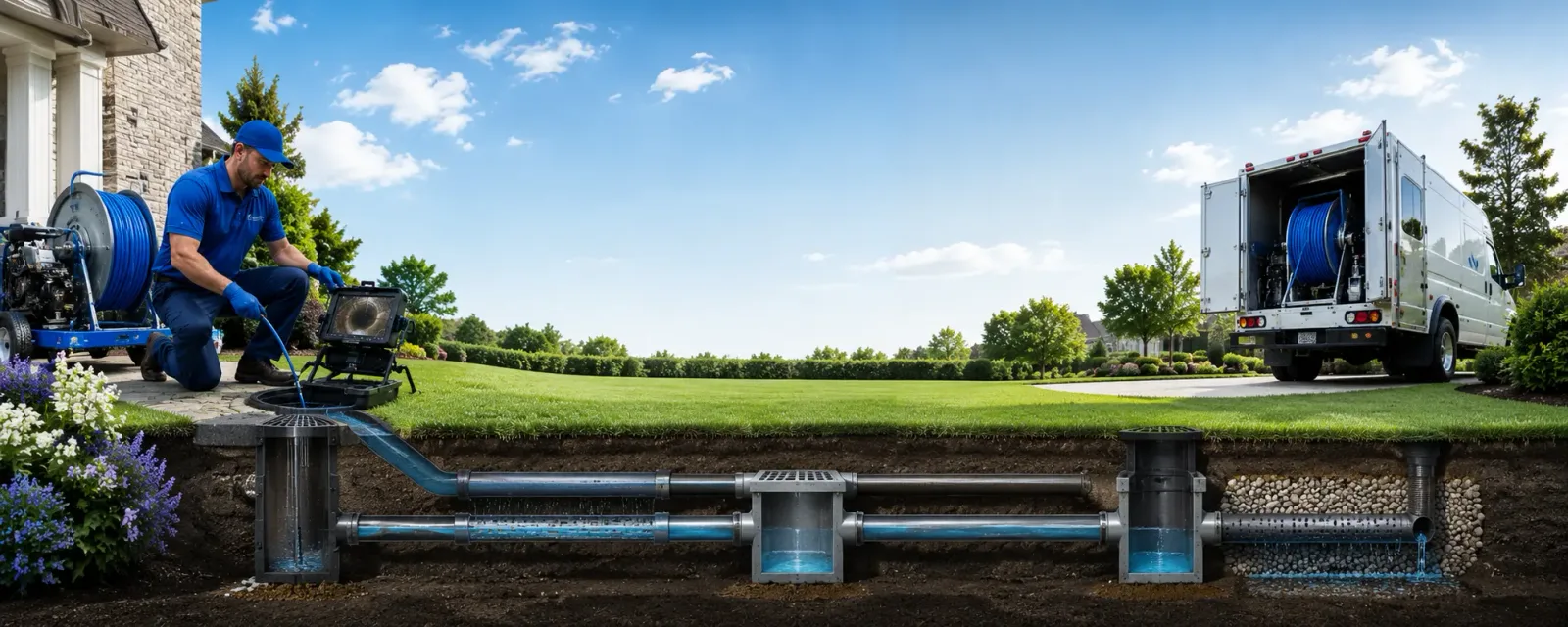 Outdoor drain cleaning information for Littlerock, CA